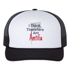 I Think, Therefore I Am Antifa Hat