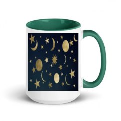 15oz Ceramic Mug with Color Inside