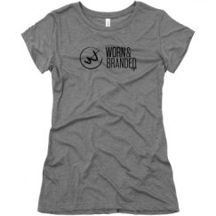 Ladies Slim Fit Super Soft Triblend Tee