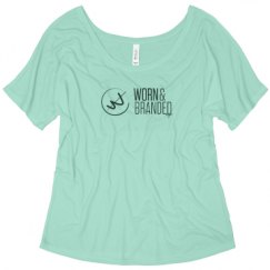 Ladies Flowy Slouchy Tee