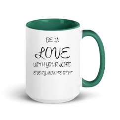 15oz Ceramic Mug with Color Inside