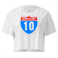 Ladies Festival Cali Crop Top Tee