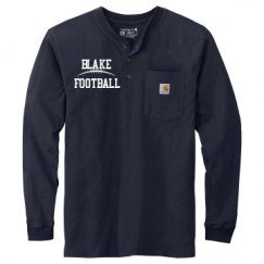 Unisex Carhartt Long Sleeve Henley Tee 