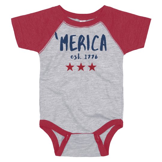 merica baby onesie