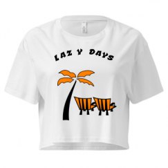 Ladies Festival Cali Crop Top Tee