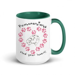 15oz Ceramic Mug with Color Inside
