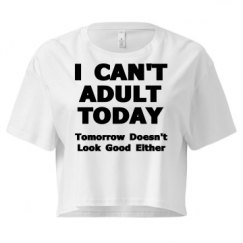 Ladies Festival Cali Crop Top Tee