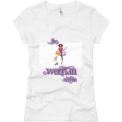 Ladies Slim Fit Basic Promo Jersey Tee