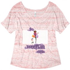 Ladies Flowy Slouchy Tee