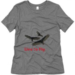 Ladies Relaxed Fit Super Soft Triblend Tee