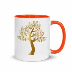 11oz Ceramic Mug with Color Inside