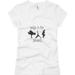 Ladies Slim Fit Basic Promo Jersey Tee