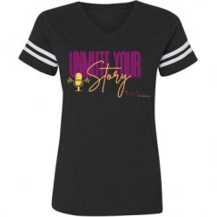 Ladies Relaxed Fit Vintage Sports Tee