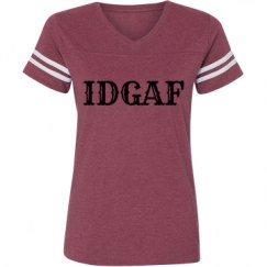 Ladies Relaxed Fit Vintage Sports Tee