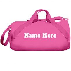 Custom Name Duffel Bag