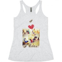Ladies Slim Fit Super Soft Racerback Triblend Tank