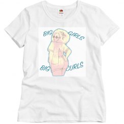 Big girls big curls tee