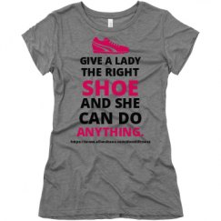 Ladies Slim Fit Super Soft Triblend Tee