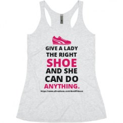 Ladies Slim Fit Super Soft Racerback Triblend Tank