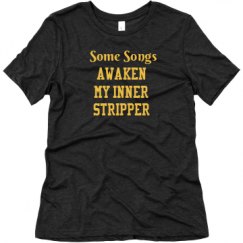 Ladies Relaxed Fit Super Soft Triblend Tee