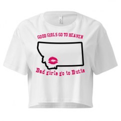 Ladies Festival Cali Crop Top Tee