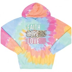 Unisex Tie-Dye Fleece Hoodie