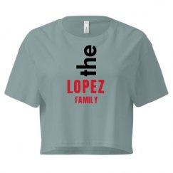 Ladies Festival Cali Crop Top Tee