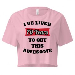 Ladies Festival Cali Crop Top Tee