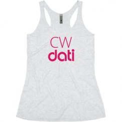 Ladies Slim Fit Super Soft Racerback Triblend Tank