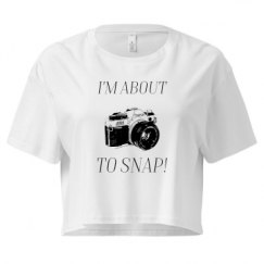 Ladies Festival Cali Crop Top Tee