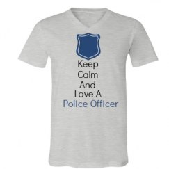 Unisex V-Neck Jersey Tee