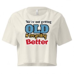 Ladies Festival Cali Crop Top Tee