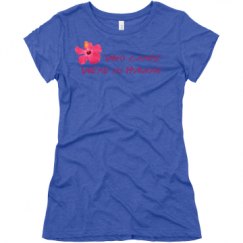 Ladies Slim Fit Super Soft Triblend Tee