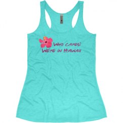 Ladies Slim Fit Super Soft Racerback Triblend Tank