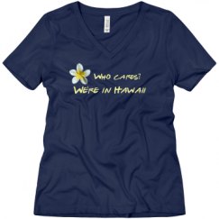 Ladies Relaxed Fit V-Neck Tee