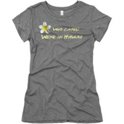 Ladies Slim Fit Super Soft Triblend Tee
