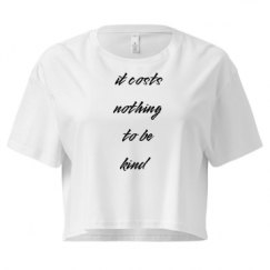 Ladies Festival Cali Crop Top Tee