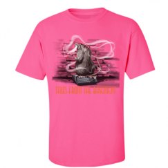 Unisex Ultra Cotton Safety Neon Crewneck Tee