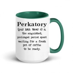 15oz Ceramic Mug with Color Inside