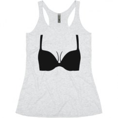 Ladies Slim Fit Super Soft Racerback Triblend Tank