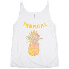 Tropical Pineapple Womens Tee