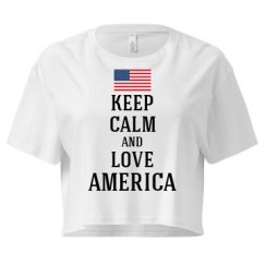 Ladies Festival Cali Crop Top Tee