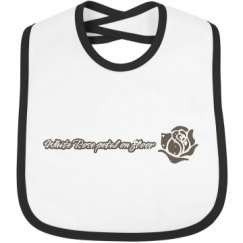 Infant Contrast Trim Bib