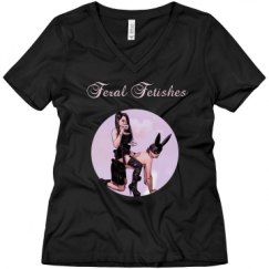 Ladies Relaxed Fit V-Neck Tee