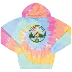 Unisex Tie-Dye Fleece Hoodie