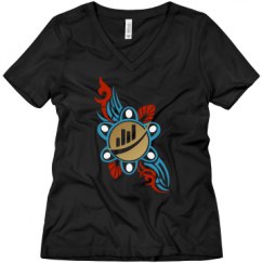 Ladies Relaxed Fit V-Neck Tee