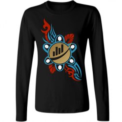 Ladies Relaxed Fit Basic Long Sleeve Tee