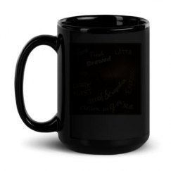 15oz Black Glossy Mug