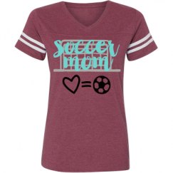 Ladies Relaxed Fit Vintage Sports Tee