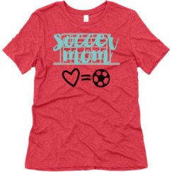 Ladies Relaxed Fit Super Soft Triblend Tee